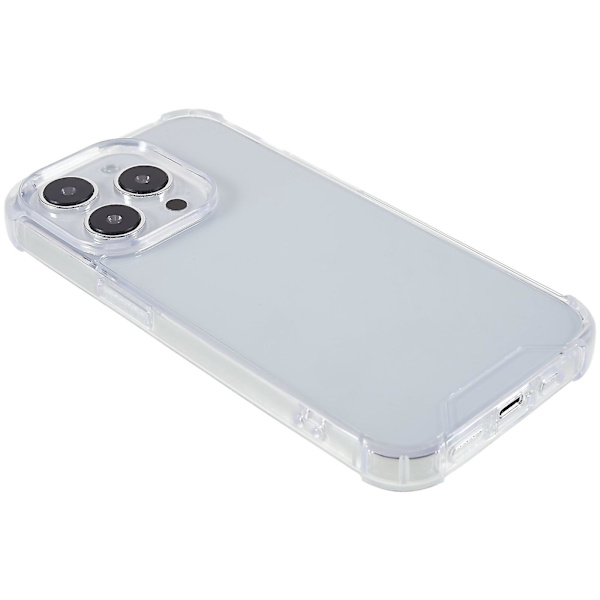 Cover till Iphone 15 Pro, stötsäkert transparent akryl+tpu phone case