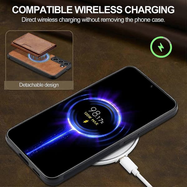 Til Galaxy S23 Telefoncover Multicolor Brown