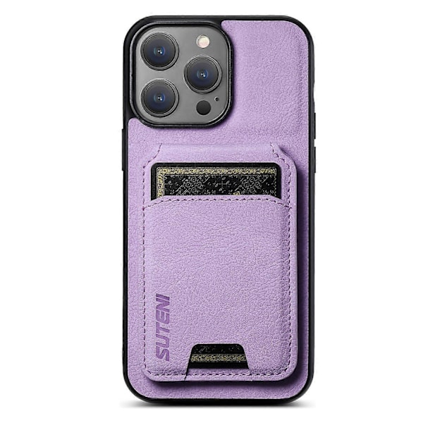 SUTENI H02 Fodral för iPhone 12 6.1 tum/12 Pro 6.1 tum Vertikalt Flip PU Läderfodral Multicolor Style D