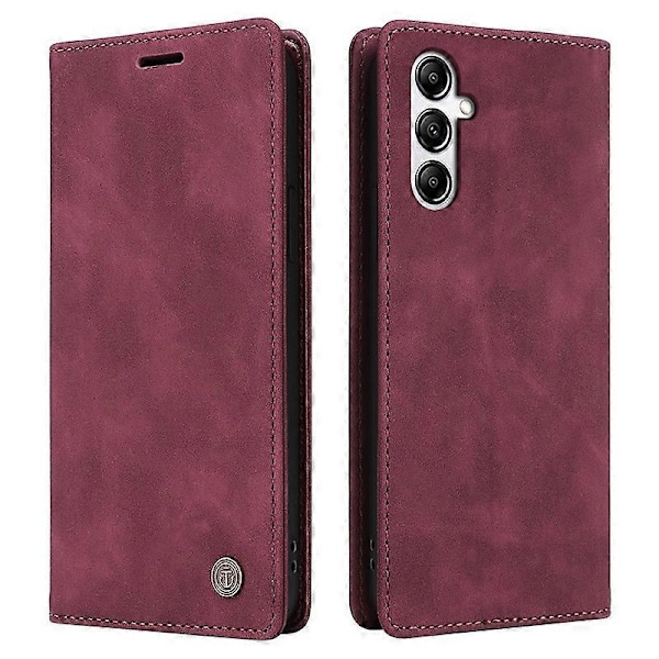 006-serien Fodral för Samsung Galaxy A14 5G/A14 4G Läderplånbok med sugproppsstängning Multicolor Style C