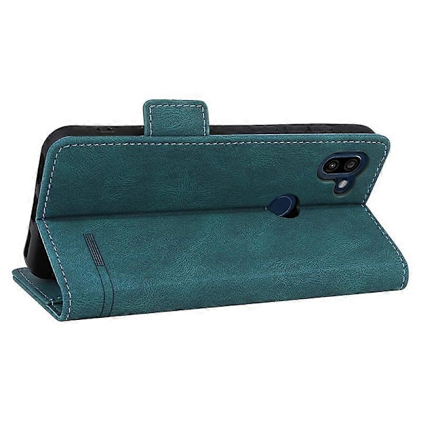 Til Orbic Fun+ 4G Etui Mobiltelefon Cover Stødsikkert PU Læder Wallet Stand Shell- Multicolor Blue
