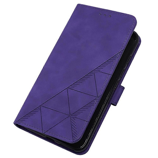 YB Imprinting Series-1 Xiaomi Redmi Note 13 Pro+ 5G -puhelinkotelo lompakolla, nahkainen, viivakuvio Multicolor Style E