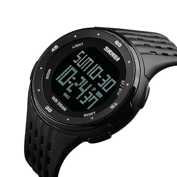 Skmei 1219 Men Multi-function Electronic Watch Black