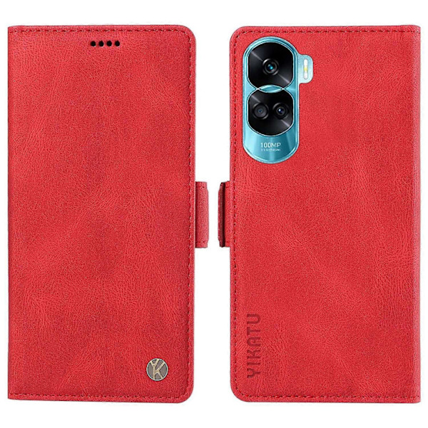 YIKATU YK-005 PU Læder Etui med Støttefod og Pung til Honor 90 Lite 5G/X50i 5G - Hudvenlig Multicolor Style H