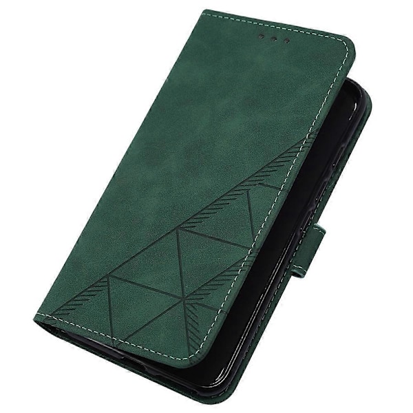 YB Imprinting Series-1 Xiaomi Redmi Note 13 Pro+ 5G -puhelinkotelo lompakolla, nahkainen, viivakuvio Multicolor Style F