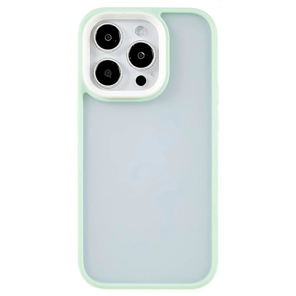FULEXIN Skal för iPhone 15 Pro, hudvänlig yta, färgglad TPU-ram + PC Stöttåligt Skydd Multicolor Style C