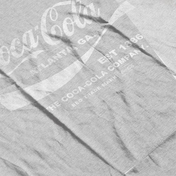Coca Cola Drink 1886 T-shirt för män Grey M