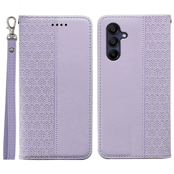 Plånboksfodral för Samsung Galaxy A26 5G Stark Magnetisk Rutmönster Präglat Läder Flip Multicolor Style F