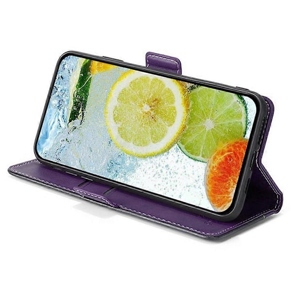 Til Xiaomi 15 Ultra Etui Kontrastfarve Tegnebog Læder Telefoncover Multicolor Rose + Purple