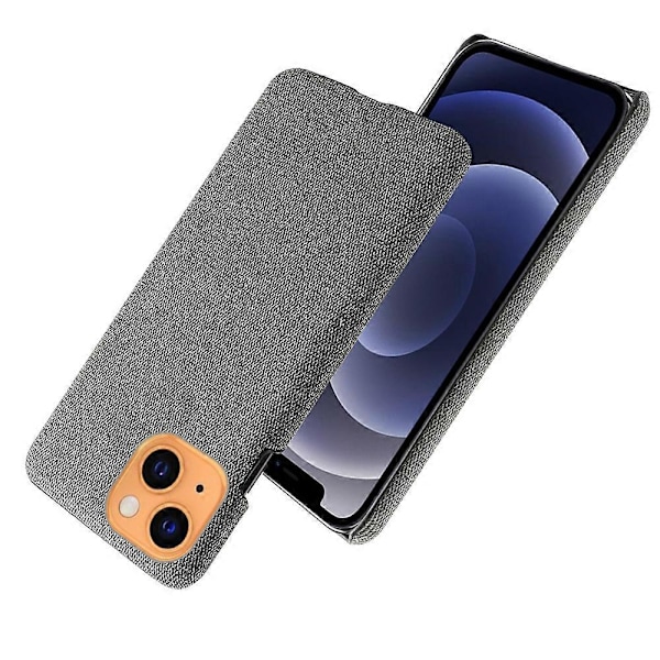 KSQ Tygbelagd Hårt Plastskal Fodral för iPhone 13 6.1 tum Multicolor Style C