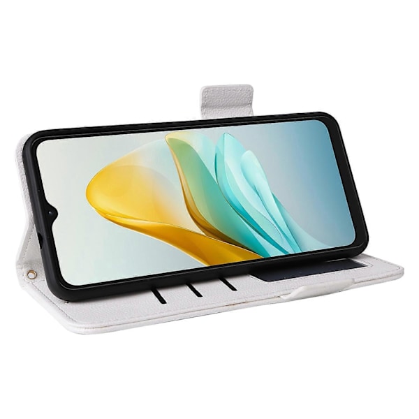 For ZTE Blade A53 Pro Deksel Støtsikkert Telefondeksel PU Lær Shell med Stropp Multicolor Style B