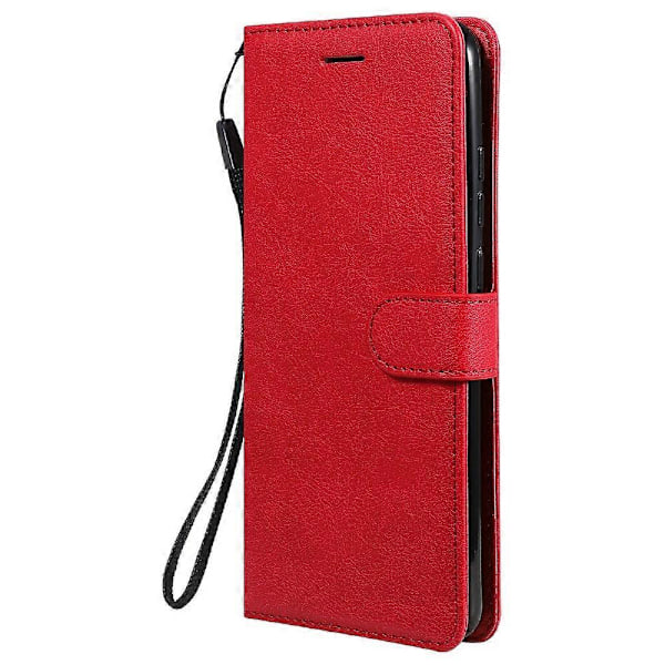 KT Leather Series-2 Pudotuskestävä Yksivärinen PU-nahkainen Puhelinkotelo Lompakolla Samsungille Multicolor Style C