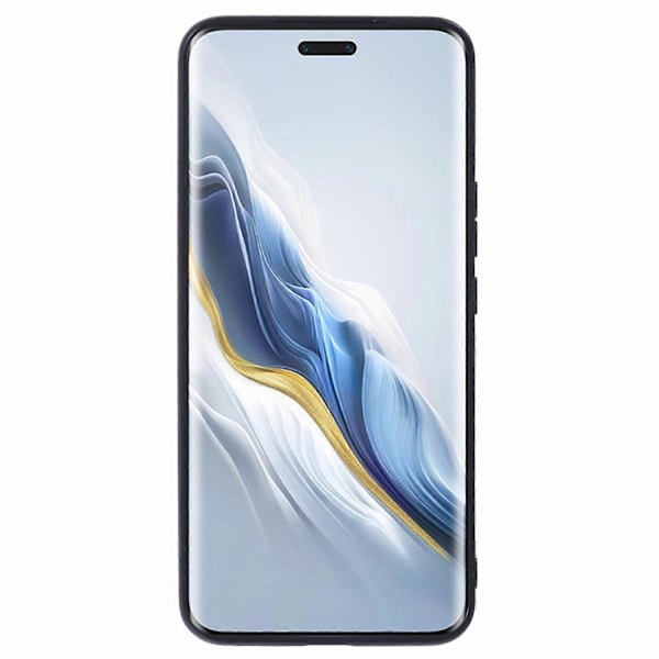 Honor Magic6 Pro 5G -puhelimen suojakotelo, liimattava korttitasku, värisovitettu, jalustalla - Harmaa Multicolor Blue
