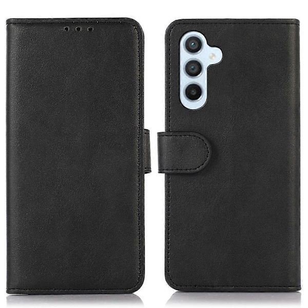 För Samsung Galaxy A15 4G Fodral Kohud Textur Läder Mobiltelefon Ställ Skydd Multicolor Style A