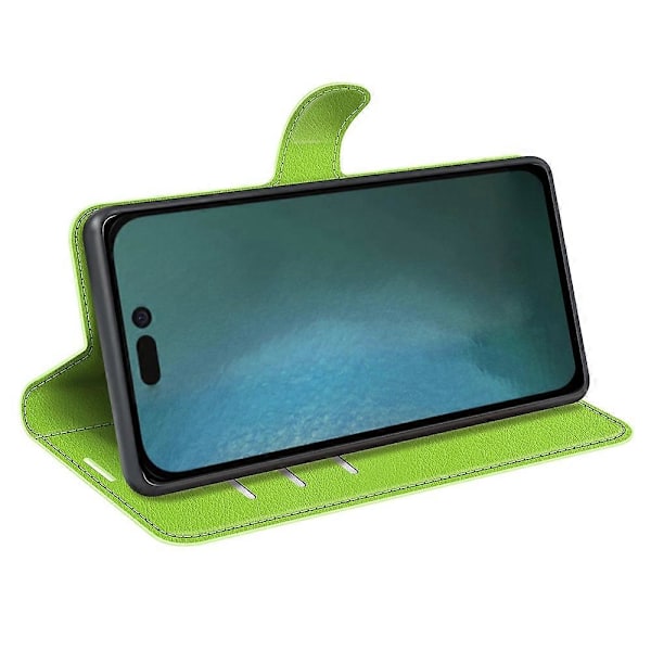 iPhone 14 6.1 tuuman PU-nahkainen lompakkokotelo jalustalla, kattava suojakuori Multicolor Style F
