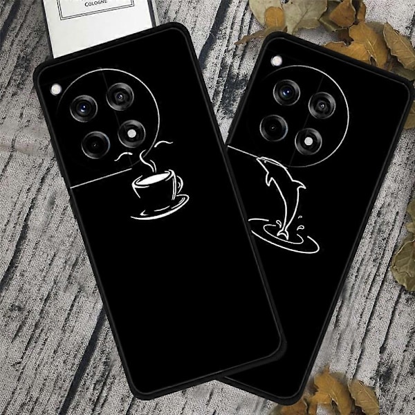 Støtsikkert deksel med lineært mønster for OnePlus Ace 3 5G/12R 5G, TPU-telefondeksel Multicolor Style J