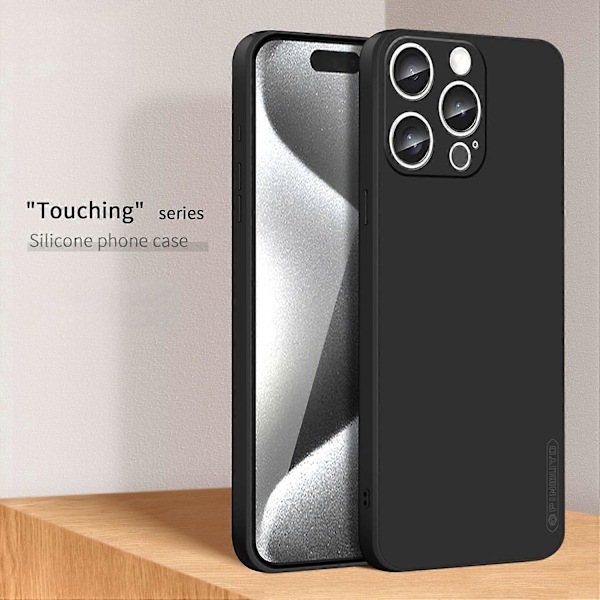 PINWUYO JK Touching Series Skal för iPhone 16 Pro Max TPU Telefonskal Exakt Linsskydd Multicolor Style B