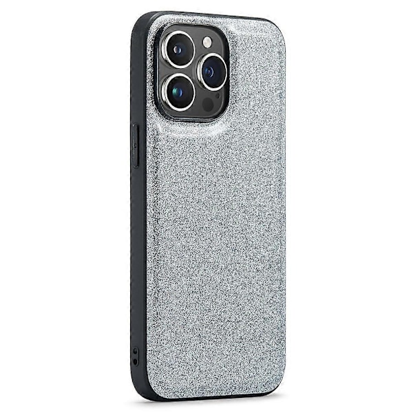 iPhone 13 Pro -kotelo, glitter PU-nahkapäällysteinen PC+TPU pudotuksenkestävä puhelinkuori Multicolor Style B