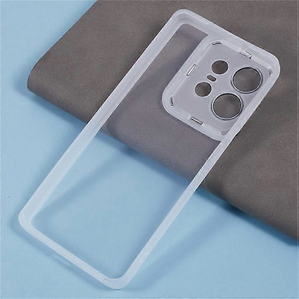 WANLONFENG DKSM-serien til Motorola Edge 50 Pro 5G TPU-etui elektropletteret ramme med hærdet glas Multicolor Style E