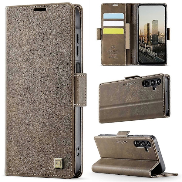 Til Galaxy A14 5G Telefoncover Multicolor Brown