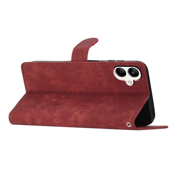 Til Samsung Galaxy A05 4G Etui PU Læder Foldbart Stativ Ensfarvet Telefoncover Multicolor Style G