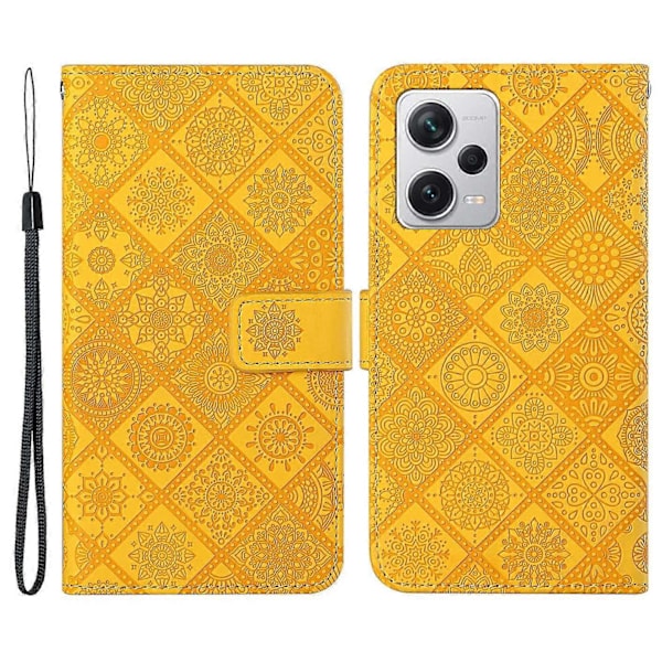 För Xiaomi Redmi Note 12 Pro 5G/Note 12 Pro Speed 5G/Poco X5 Pro 5G Läder Telefonskal Multicolor Style D