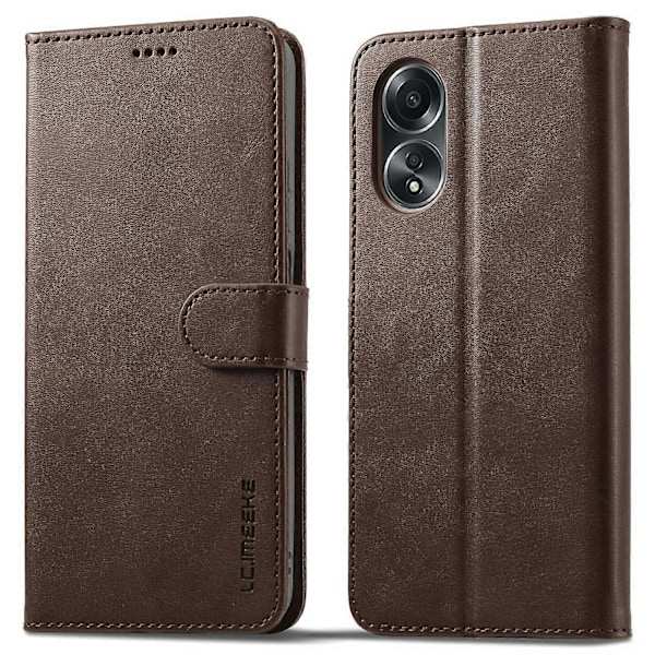 LC.IMEEKE Telefonskal för Oppo A78 4G Fodral PU Läder Ställ Plånboksfodral Multicolor Style D