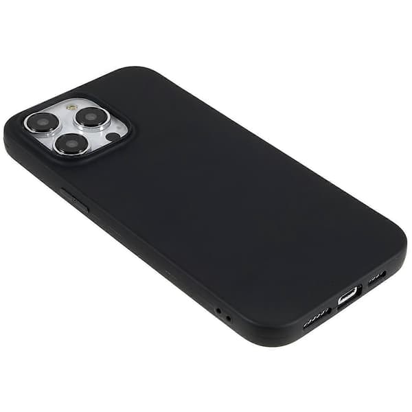För iPhone 15 Pro Max TPU Baksida Skal Fallskydd Matt Skyddande Mobilskal