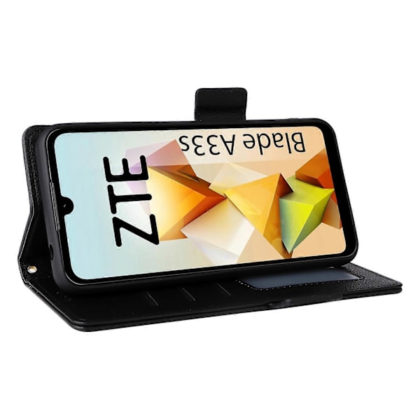 För ZTE Blade A33S Fodral Magnetlås Läder Telefonskal med Rem Multicolor Style A