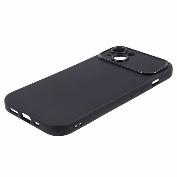 För Iphone 13 Matte Telefon Bakskal Soft Tpu Phone case Cover (exakt bakre linsutskärning) Black