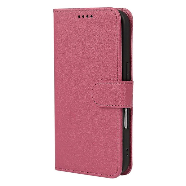 Læderetui med pung, stativ og magnetlukning til iPhone 16 Pro Max - Grøn Multicolor Rose