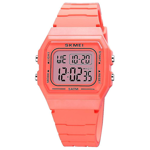 Skmei 1683 LED Digital Display Elektronisk Ur Orange