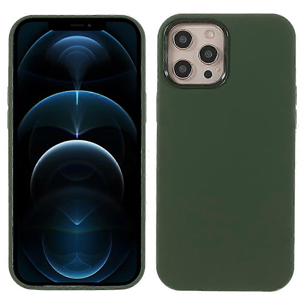 Myk Solid Silikon Fullkropps Beskyttelsesdeksel for iPhone 12 Pro Max 6.7 tommer Multicolor Style B