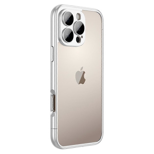 iPhone 16 Pro Max -puskurikotelo, galvanointi, kova PC-suojakuori ja kameran linssisuoja Multicolor Style C