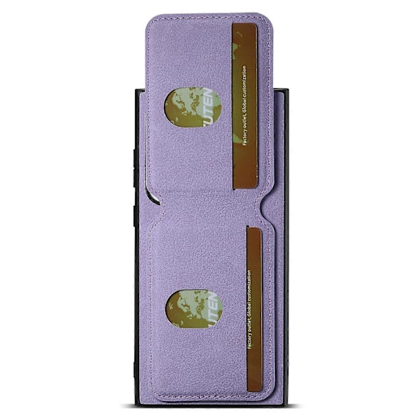 SUTENI H02 Etui med Støttefod og Kortpladser i Læder til Samsung Galaxy S23 Ultra Multicolor Style C