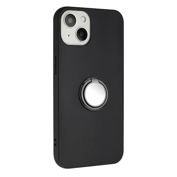 Skyddsskal för iPhone 15 Smartphone med Spegelliknande Ringstativ, Matt TPU-fodral Multicolor Style B