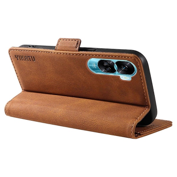 YIKATU YK-005 PU Læder Etui med Støttefod og Pung til Honor 90 Lite 5G/X50i 5G - Hudvenlig Multicolor Style C