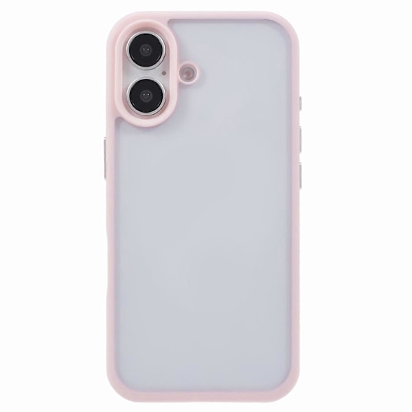 iPhone 16 -kotelo TPU+PC Kristallinkirkas takakansi kaulanauhan rei'illä Multicolor Style C