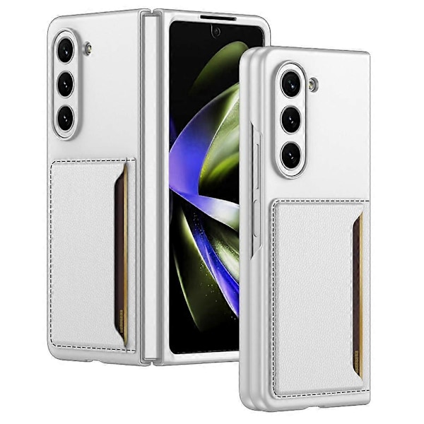 GKK Hårt PC-skal med Korthållare för Samsung Galaxy Z Fold5 5G Ultra-Tunt Skydd Multicolor Style D