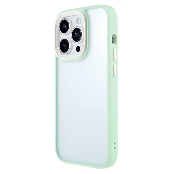 FULEXIN Skal för iPhone 15 Pro, hudvänlig yta, färgglad TPU-ram + PC Stöttåligt Skydd Multicolor Style C
