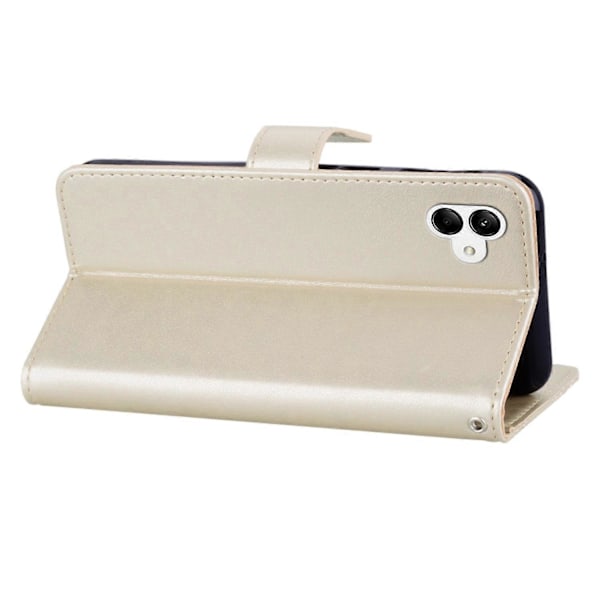 Til Samsung Galaxy A05 4G Etui Ugle Præget PU Læder Anti-drop Telefon Wallet Cover Multicolor Style D