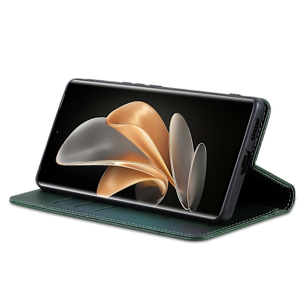 AZNS Fodral för vivo Y78+ 5G/Y78 5G Ställ PU Läder Plånboksfodral Flip Folio Telefonskal Multicolor Style E