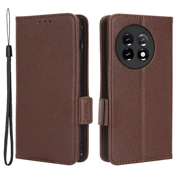 Anti-dropp Telefonskal för OnePlus 11 5G Plånboksställ PU Läder Skyddande Telefonfodral Multicolor Style F