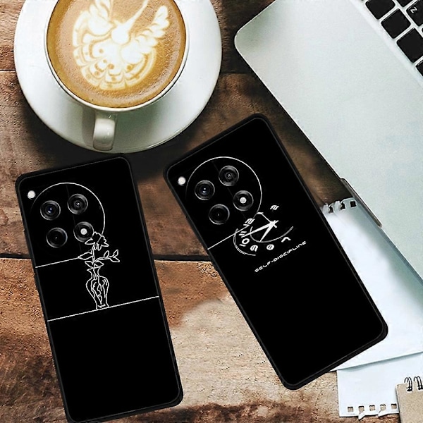 Støtsikkert deksel med lineært mønster for OnePlus Ace 3 5G/12R 5G, TPU-telefondeksel Multicolor Style H