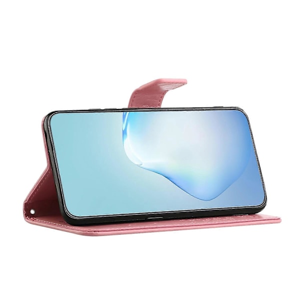 Til Motorola Moto G35 5G Etui PU Læder Ugle Træ Præget Tegnebog Telefon Cover Multicolor Style F