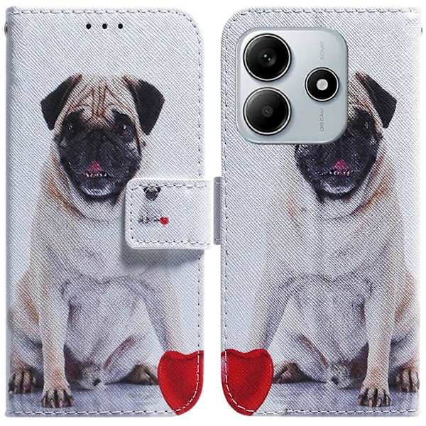 Plånboksfodral för Xiaomi Redmi Note 14 5G Mönstertryckt Läder Telefonskal Multicolor Style D