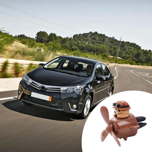 Nya Bil Diffuser Aromaterapi Parfym, Cartoon Bear Pilot Air Freshen