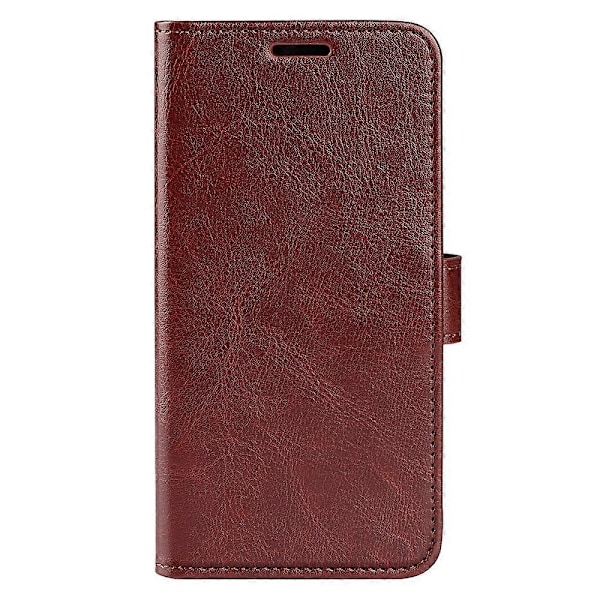 PU Læder Stand Telefon Cover Wallet Folio Flip Cover til iPhone 15 Plus Multicolor Style D