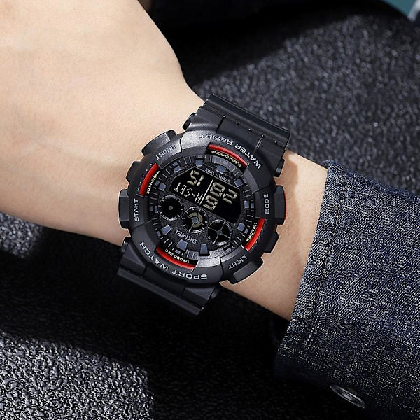 Skmei 1857 vattentät elektronisk watch Red