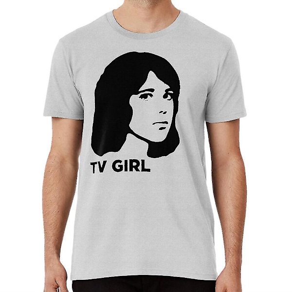 Merch T-shirt för TV Girl Band Gray S